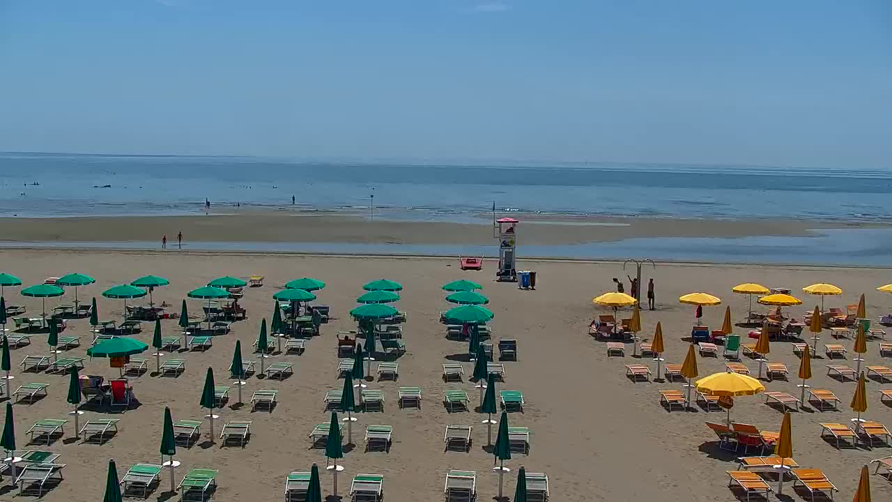 Grado Beach and Aquapark Views in Real Time