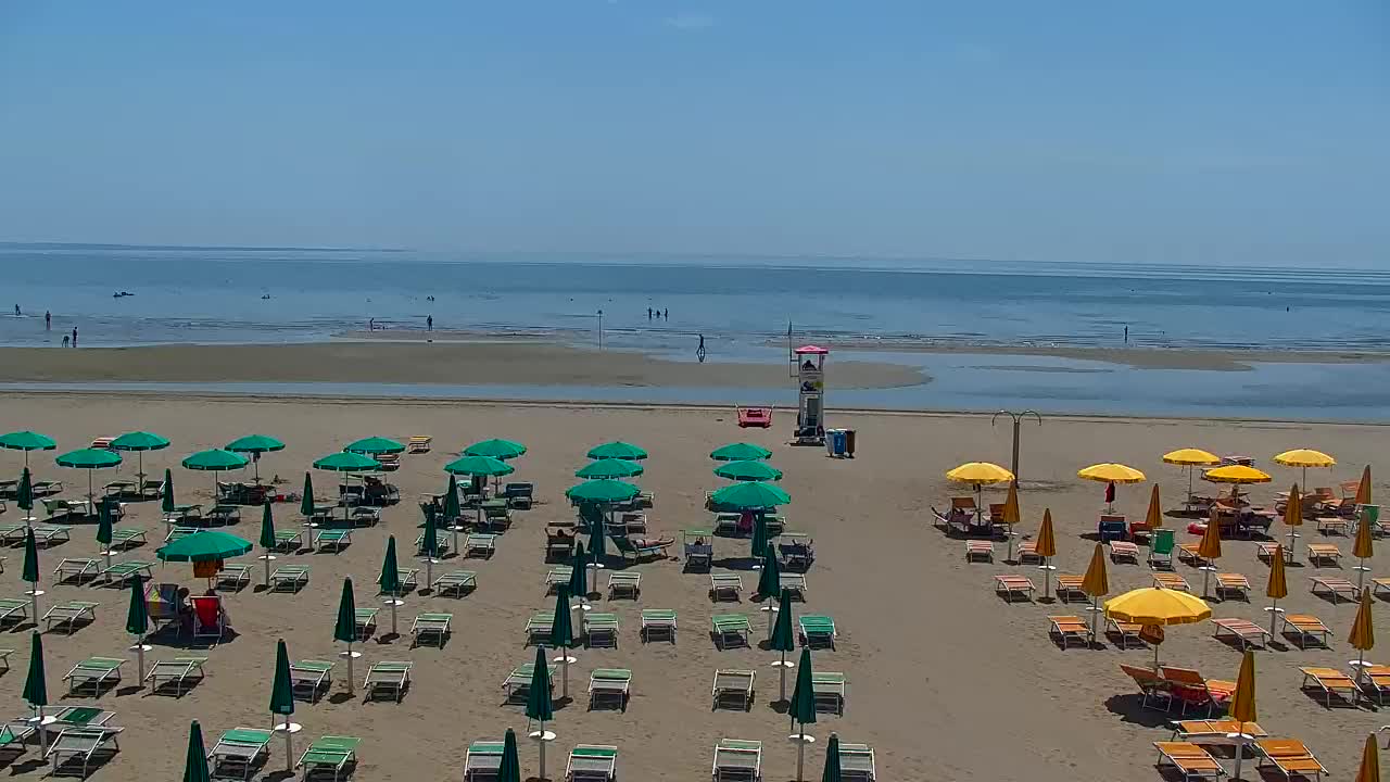 Grado Beach and Aquapark Views in Real Time