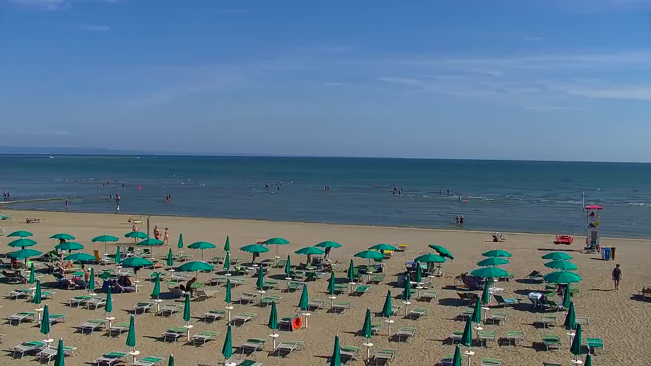 Grado Beach and Aquapark Views in Real Time