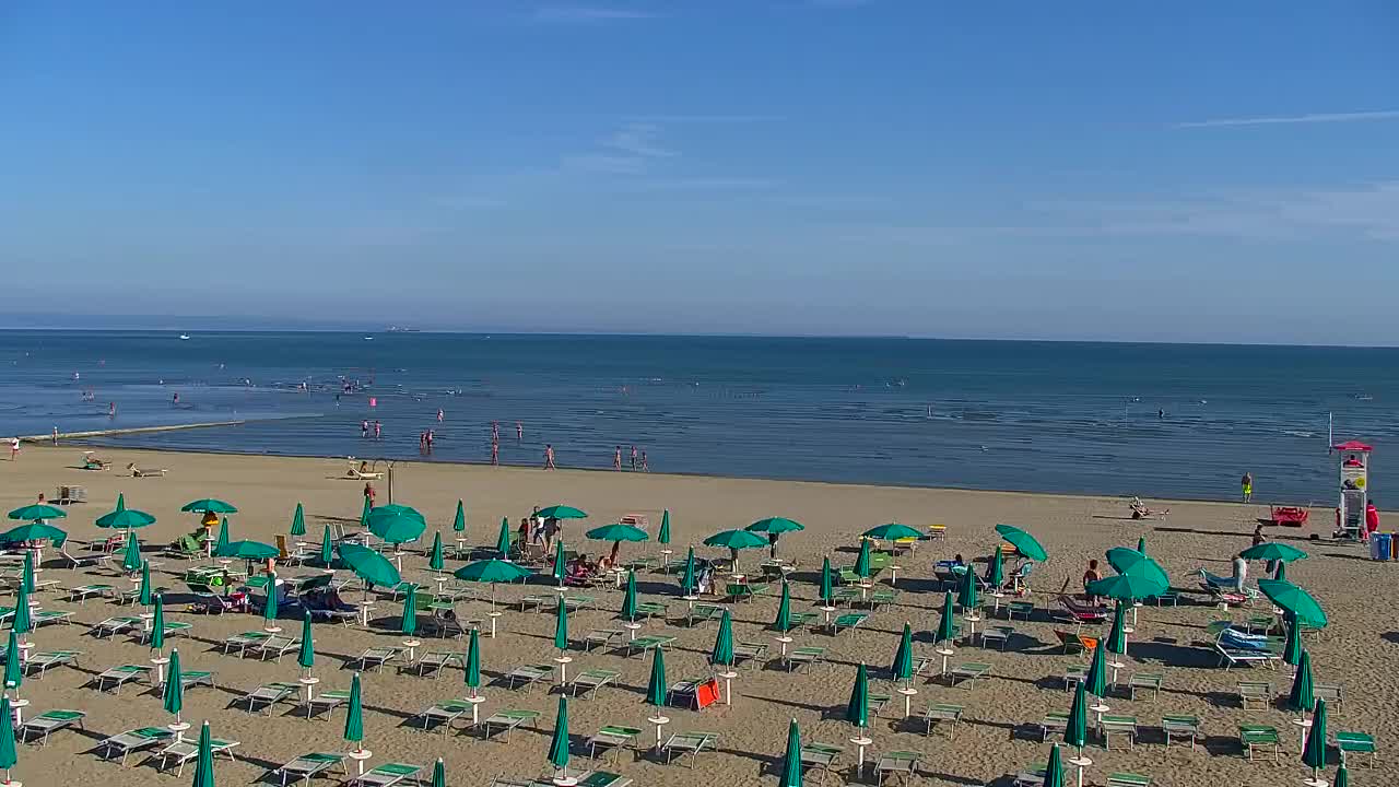 Grado Beach and Aquapark Views in Real Time