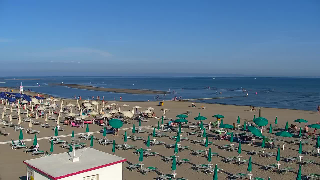 Webcam Live Grado: Vista sulla spiaggia e sull’acquapark in tempo reale
