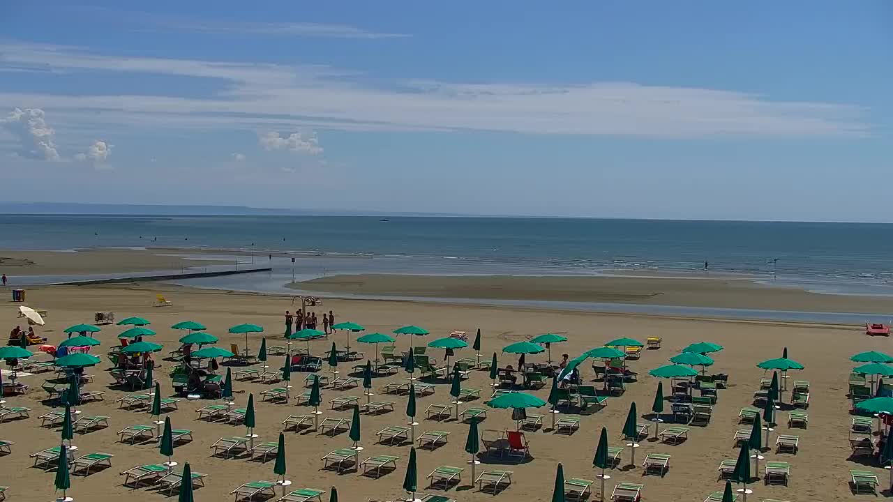 Webcam en direct Grado : Vues sur la plage et l’aquapark en temps réel