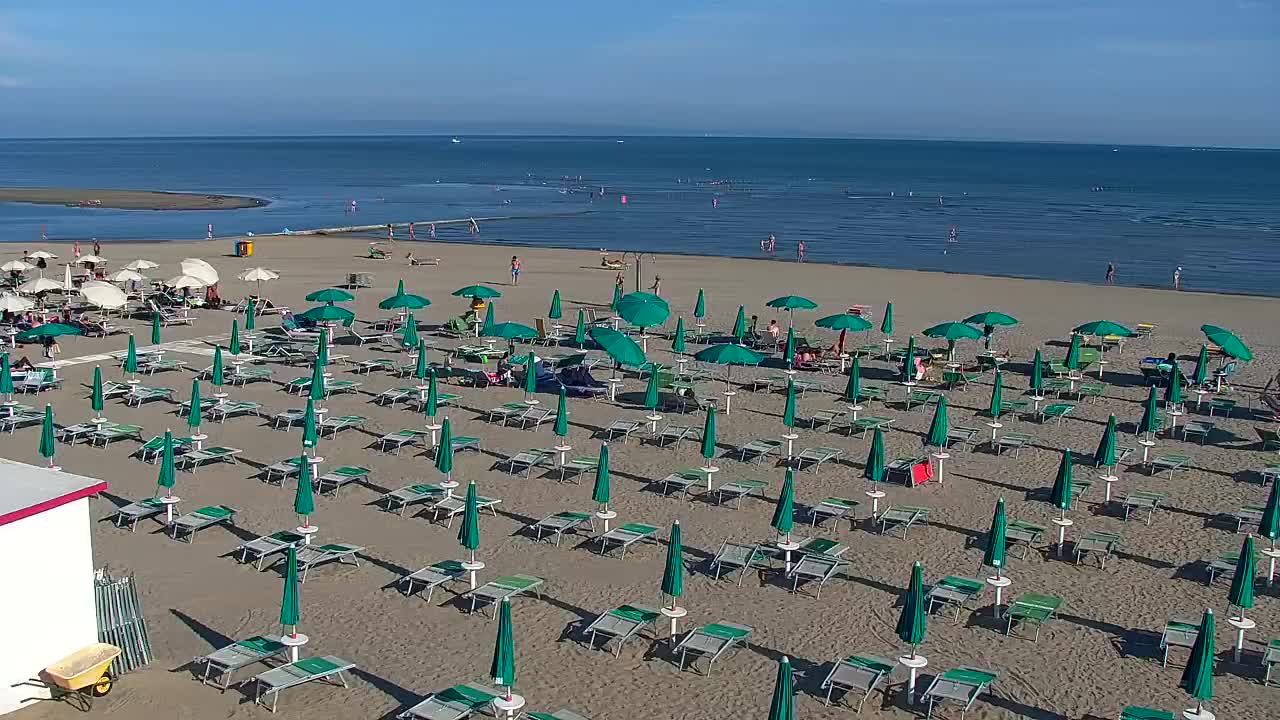 Grado Beach and Aquapark Views in Real Time