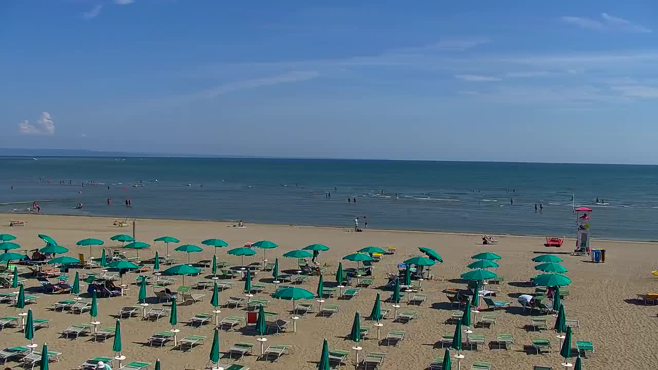 Webcam Live Grado: Vista sulla spiaggia e sull’acquapark in tempo reale