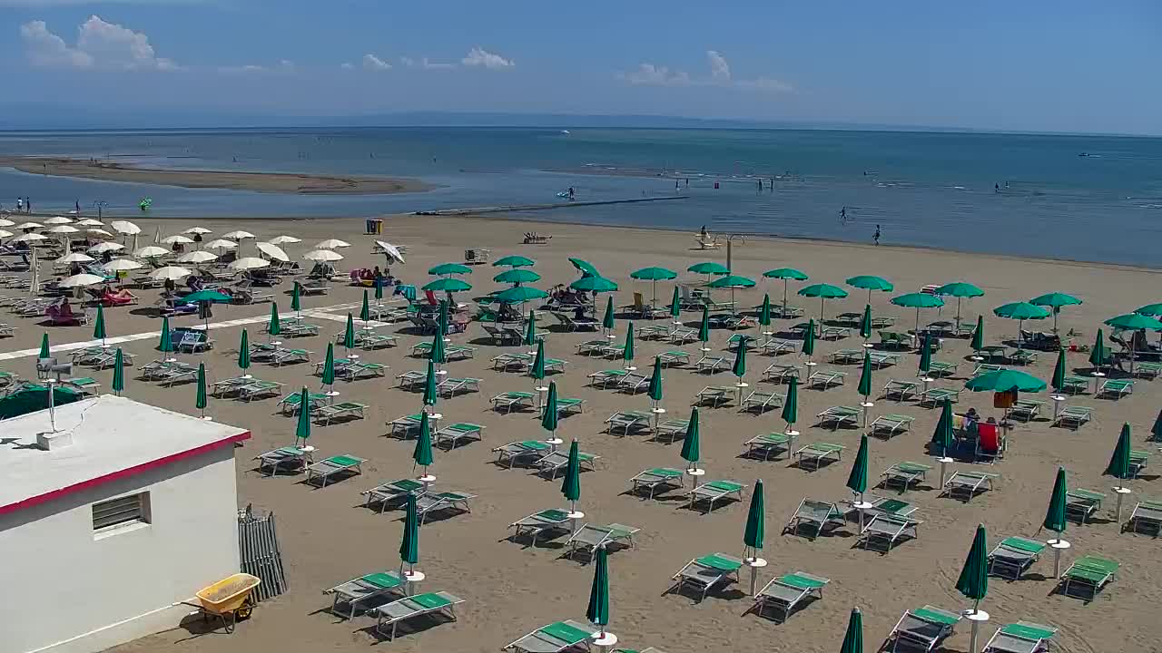 Webcam Live Grado: Vista sulla spiaggia e sull’acquapark in tempo reale
