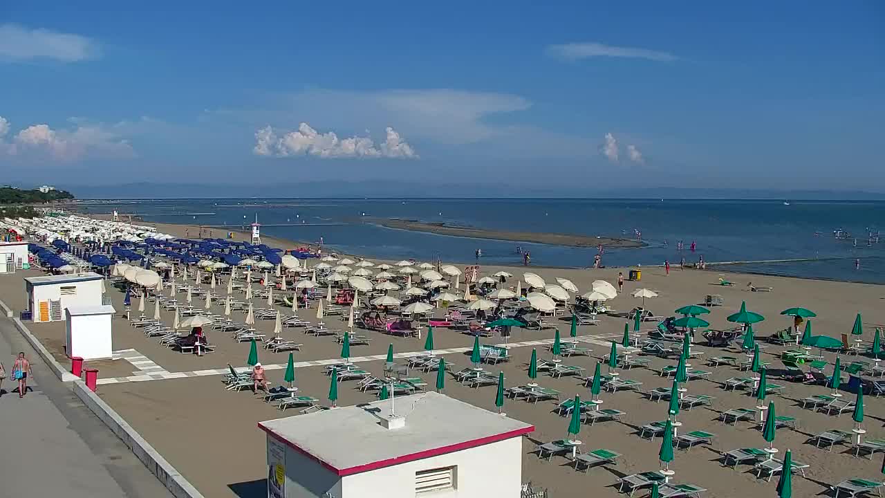 Webcam Live Grado: Vista sulla spiaggia e sull’acquapark in tempo reale
