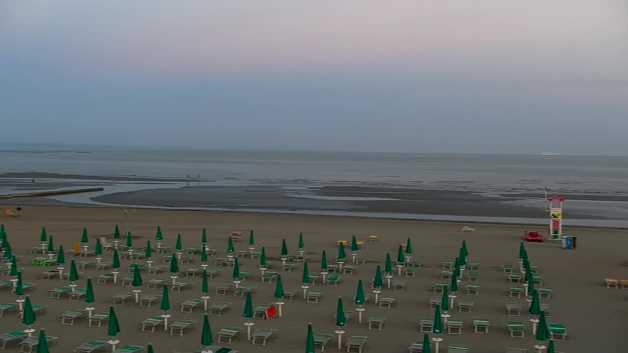 Grado Beach and Aquapark Views in Real Time