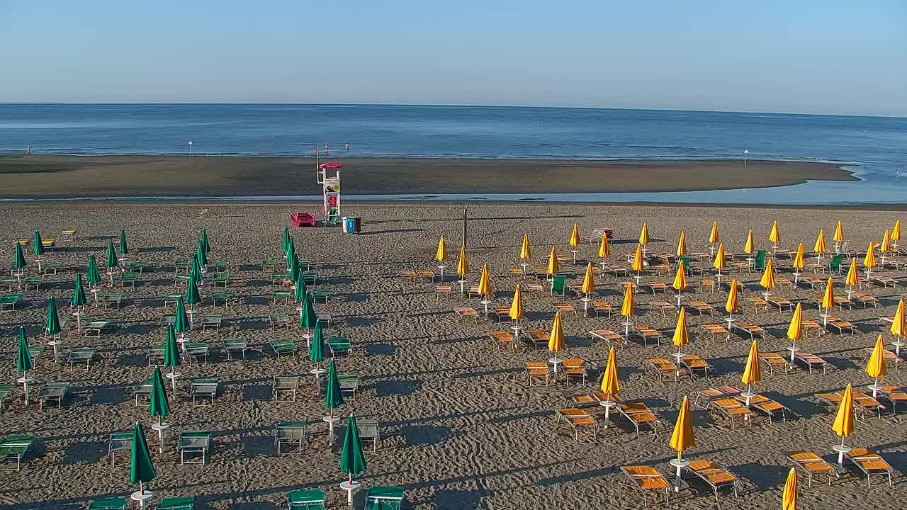 Grado Beach and Aquapark Views in Real Time