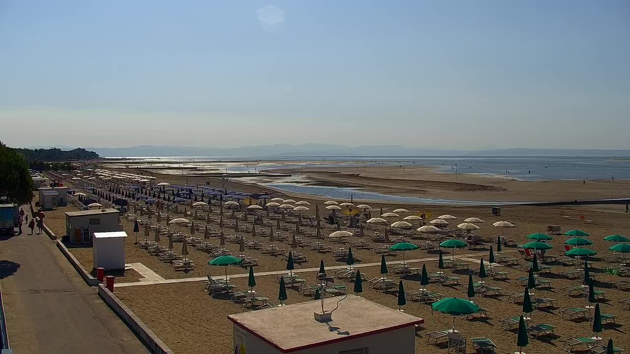 Grado Beach and Aquapark Views in Real Time
