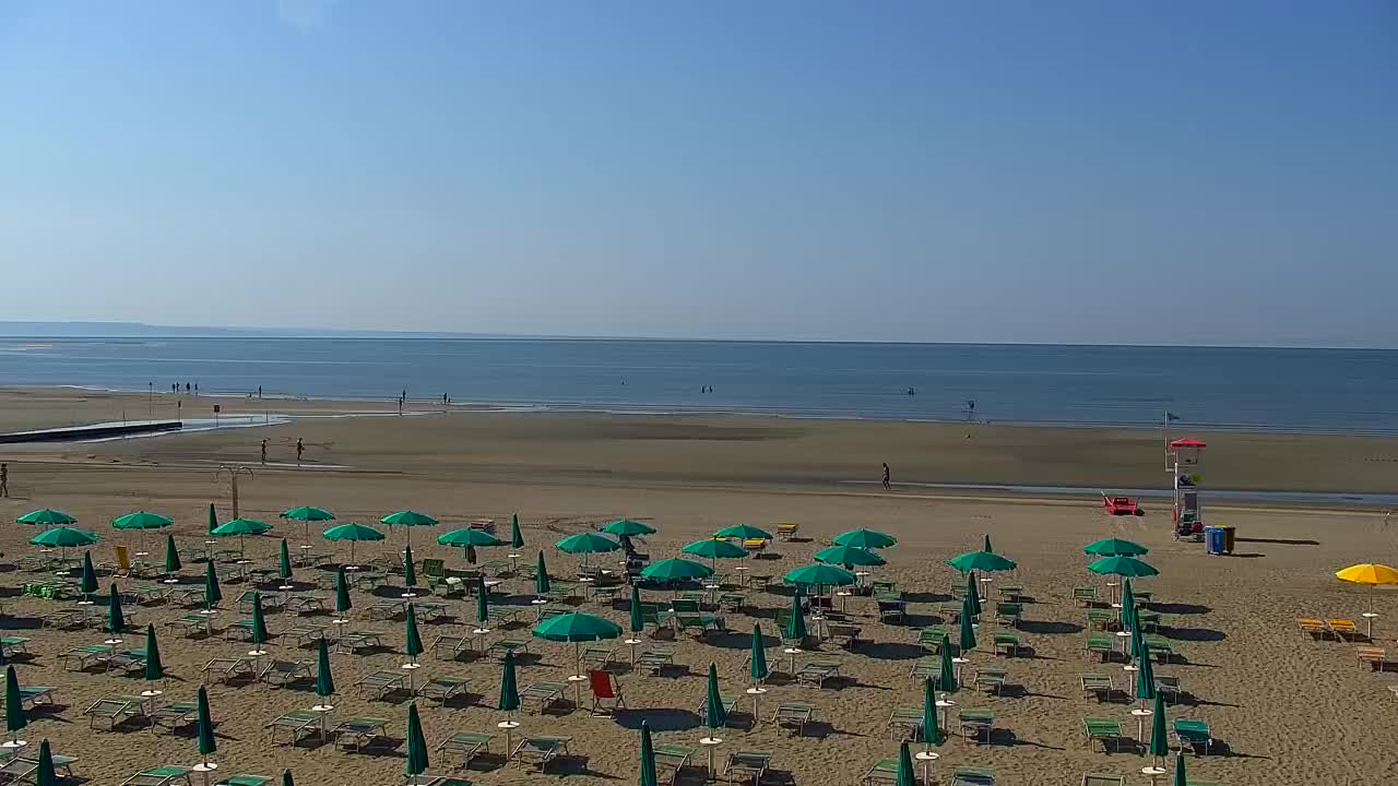 Grado Beach and Aquapark Views in Real Time