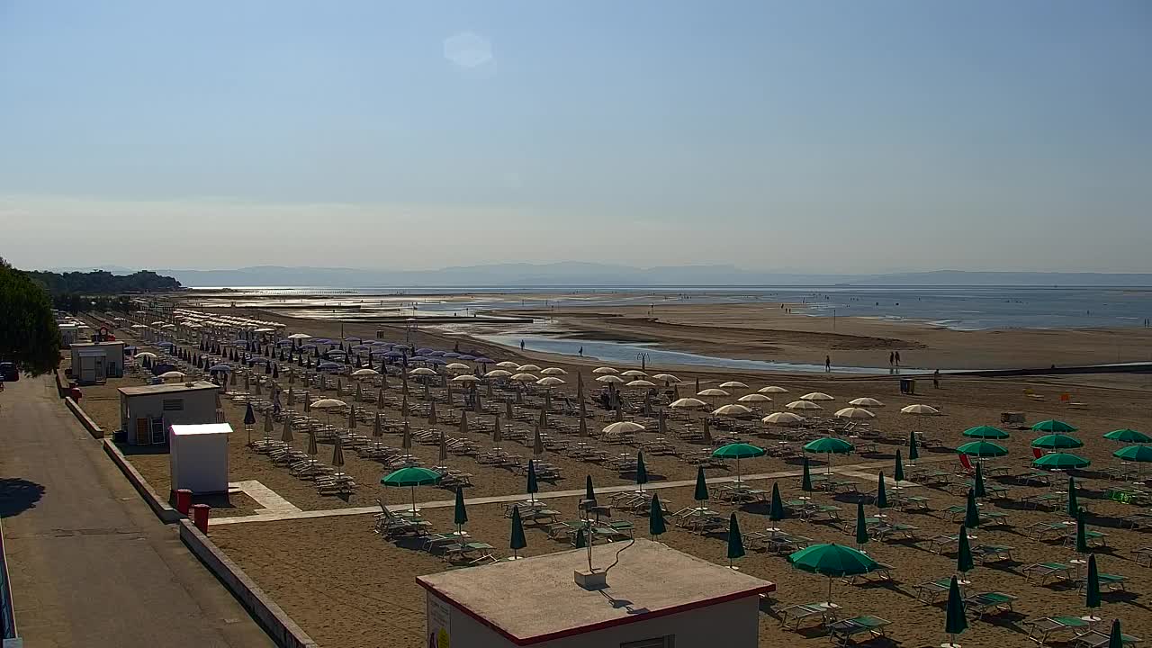 Grado Beach and Aquapark Views in Real Time