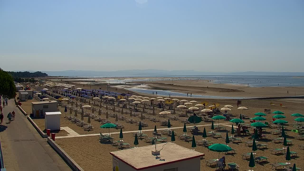 Grado Beach and Aquapark Views in Real Time