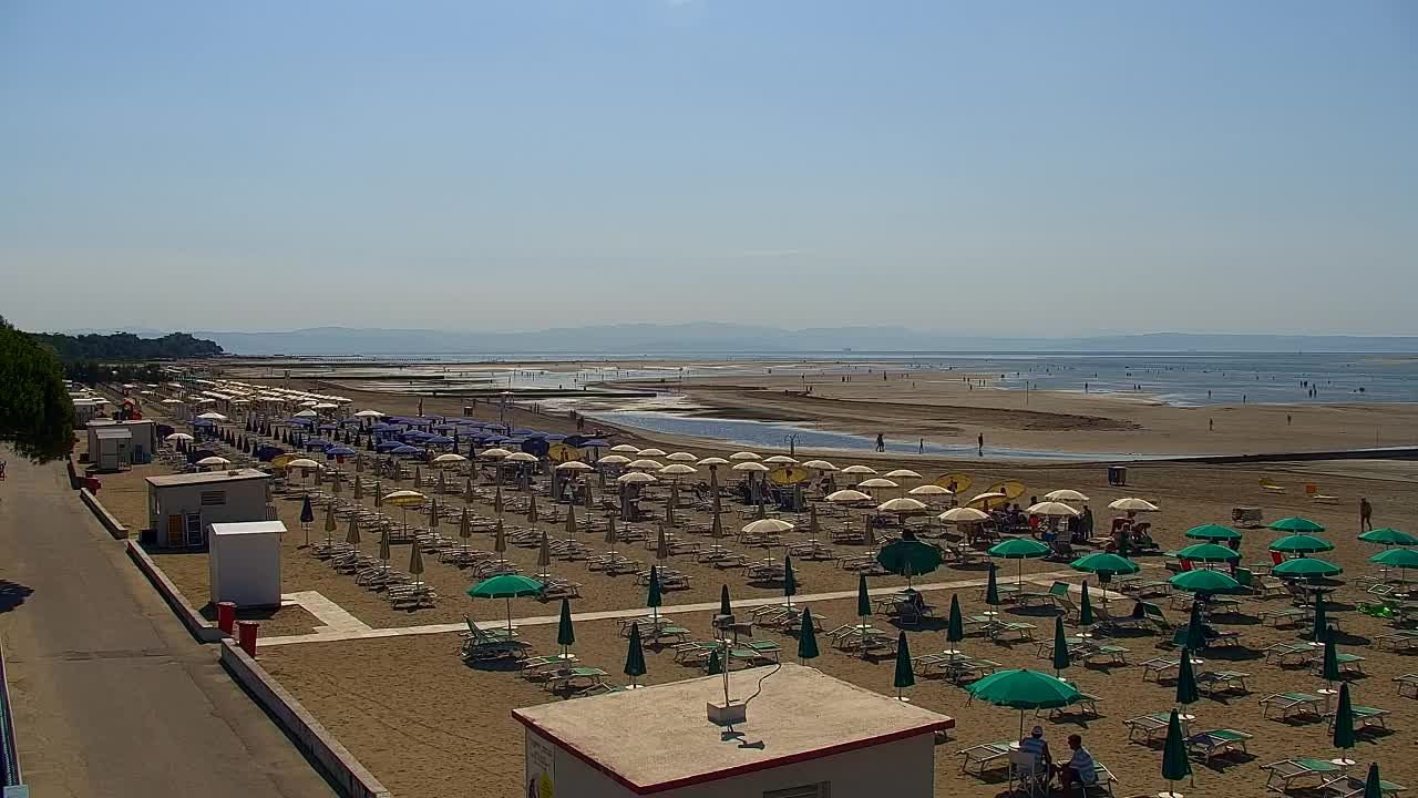 Webcam en direct Grado : Vues sur la plage et l’aquapark en temps réel