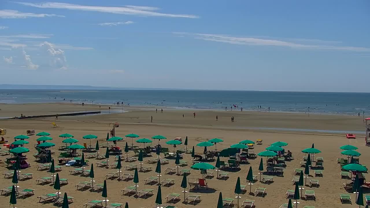 Webcam en direct Grado : Vues sur la plage et l’aquapark en temps réel