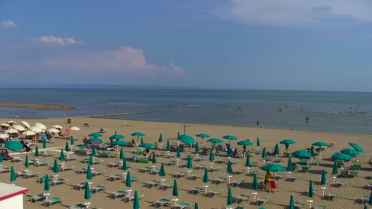 Grado Beach and Aquapark Views in Real Time
