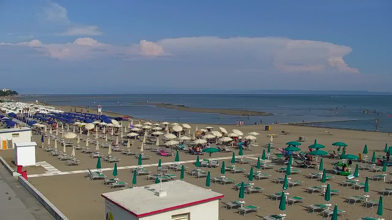 Webcam Live Grado: Vista sulla spiaggia e sull’acquapark in tempo reale