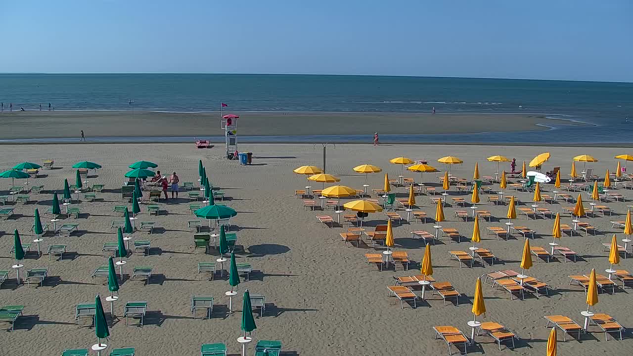 Webcam en direct Grado : Vues sur la plage et l’aquapark en temps réel
