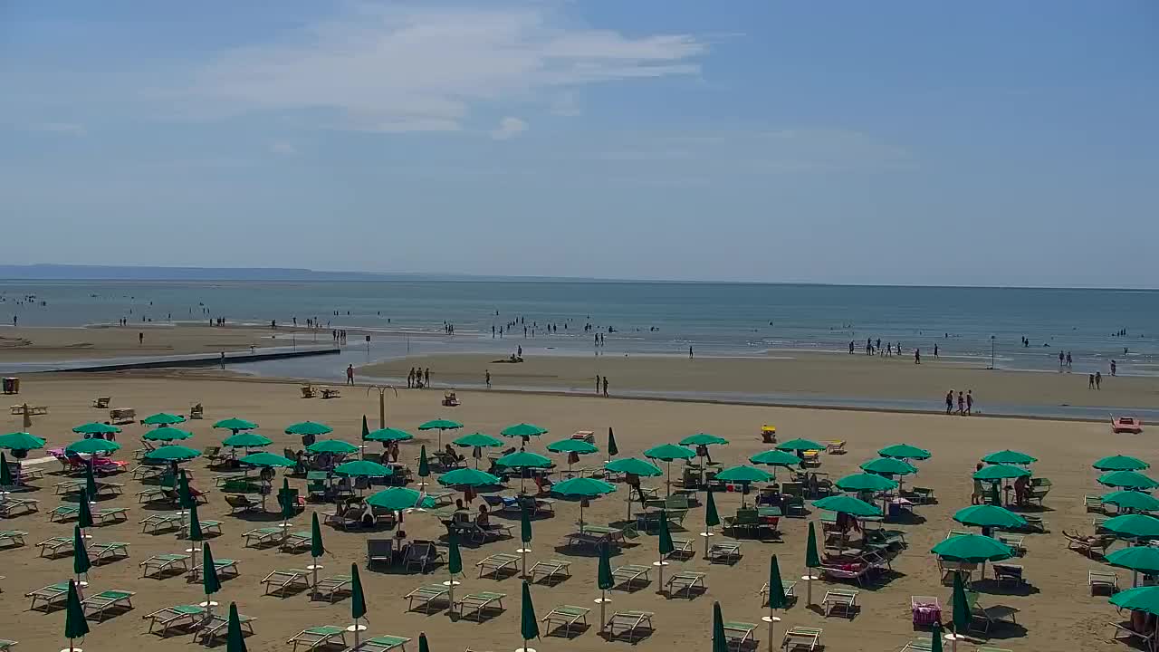 Grado Beach and Aquapark Views in Real Time