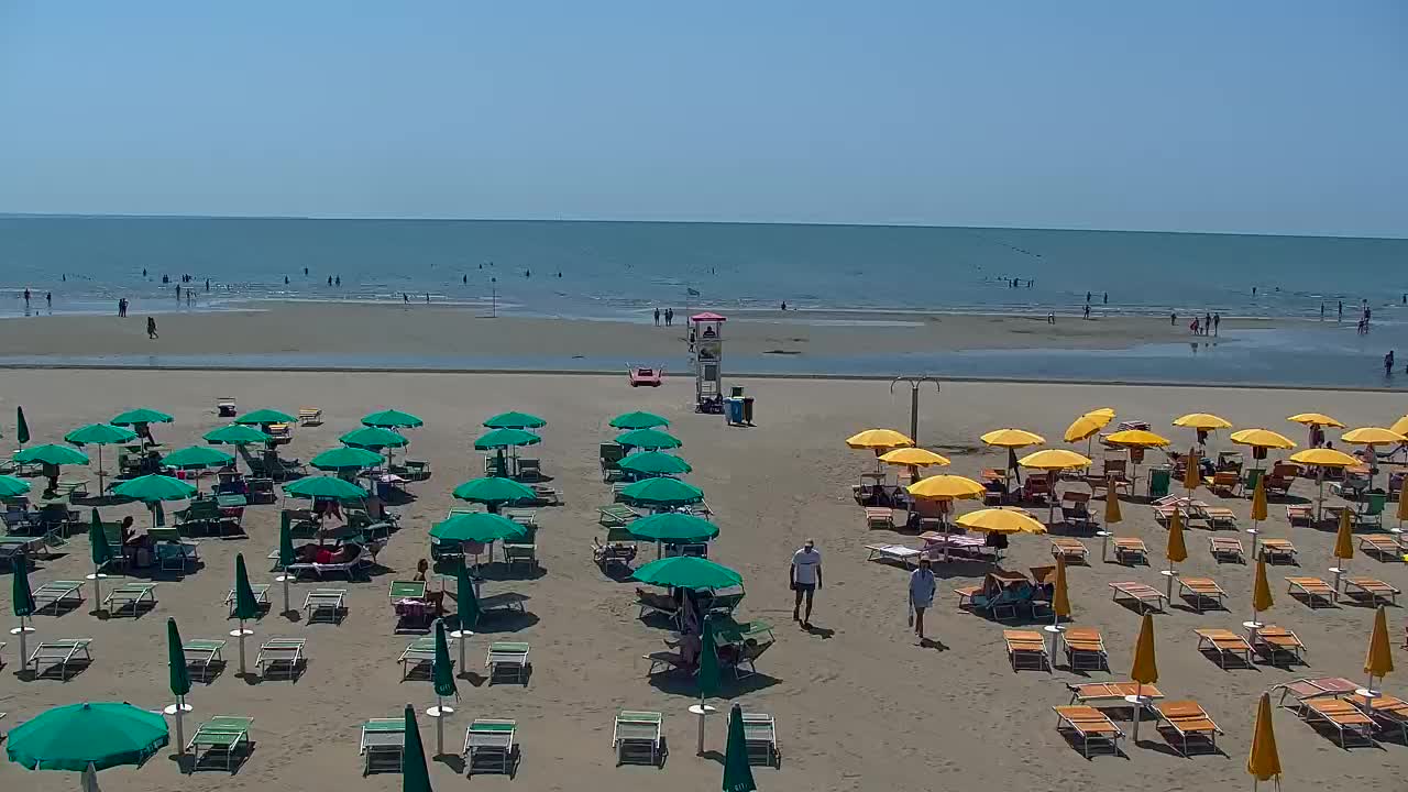 Grado Beach and Aquapark Views in Real Time