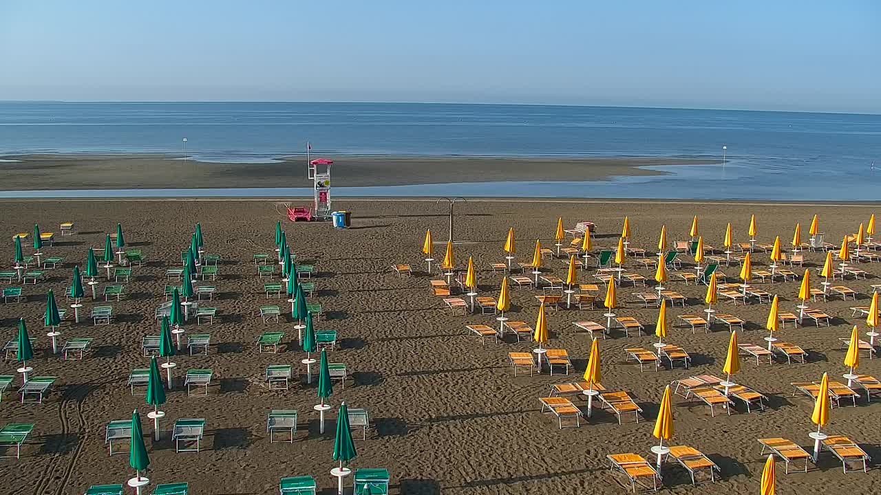 Webcam Live Grado: Vista sulla spiaggia e sull’acquapark in tempo reale
