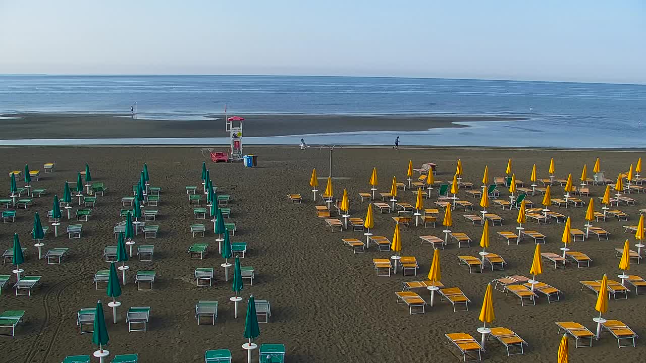 Grado Beach and Aquapark Views in Real Time