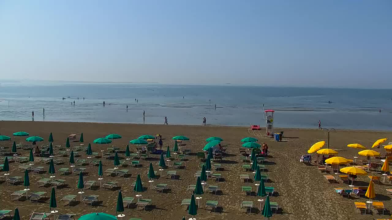Grado Beach and Aquapark Views in Real Time