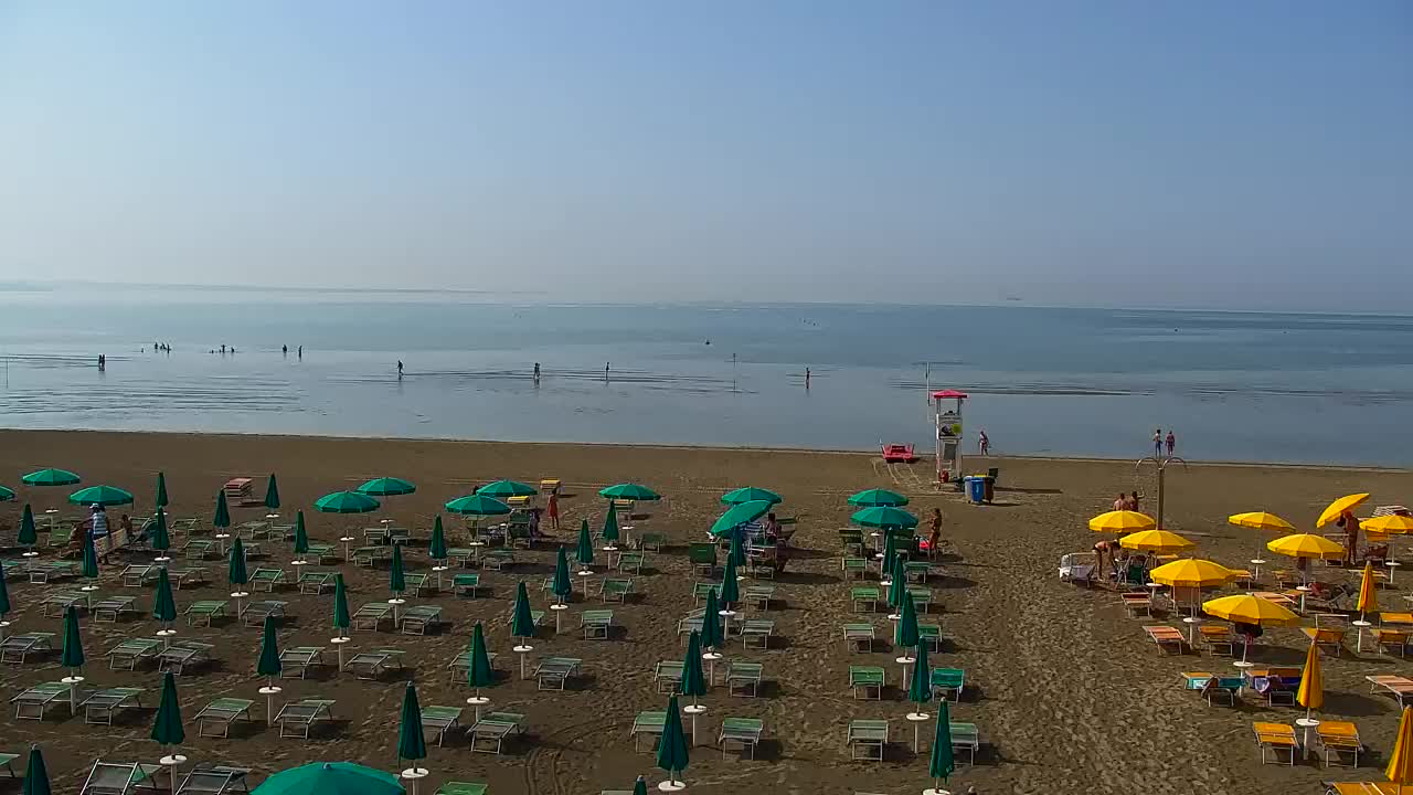 Grado Beach and Aquapark Views in Real Time