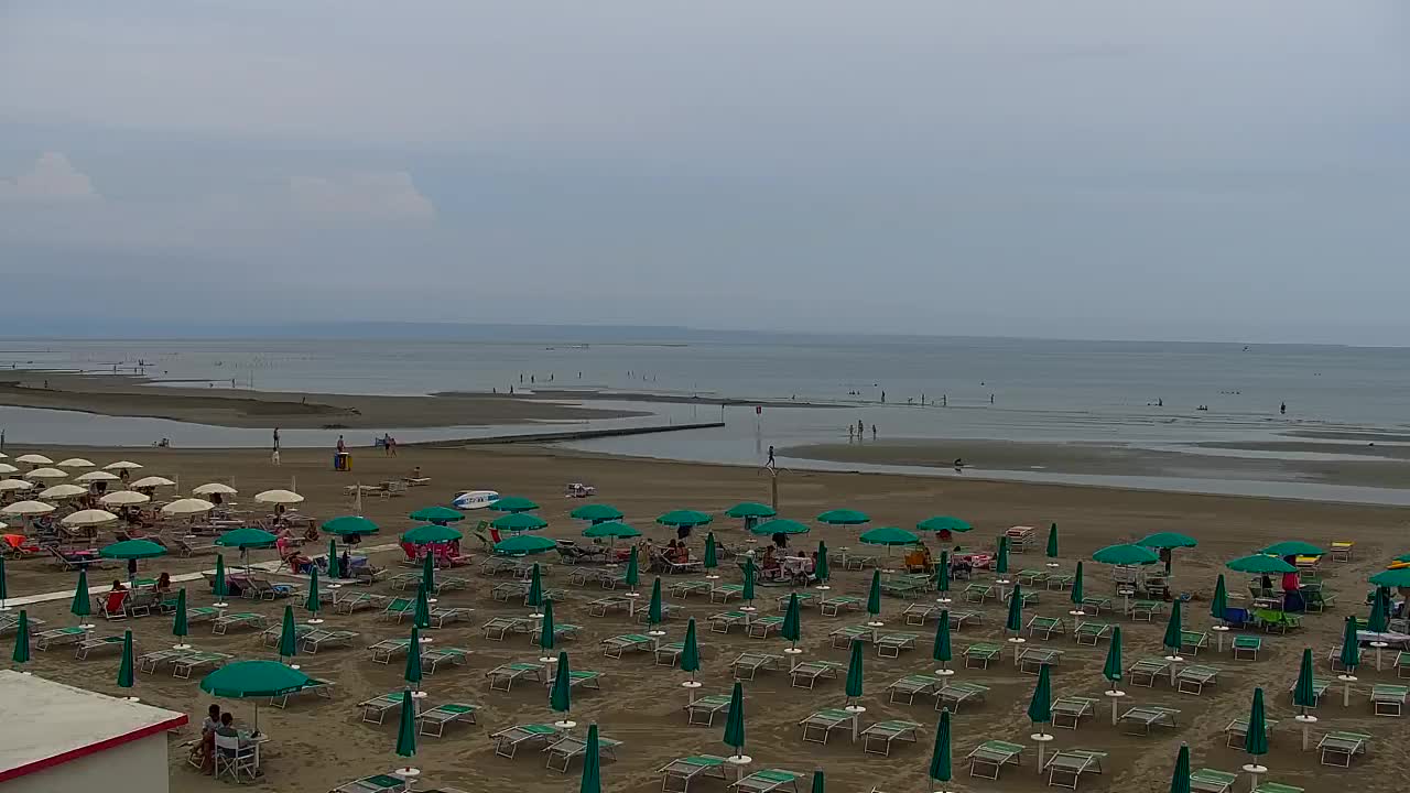 Spletna kamera v živo Grado: Pogledi na plažo in vodni park v realnem času
