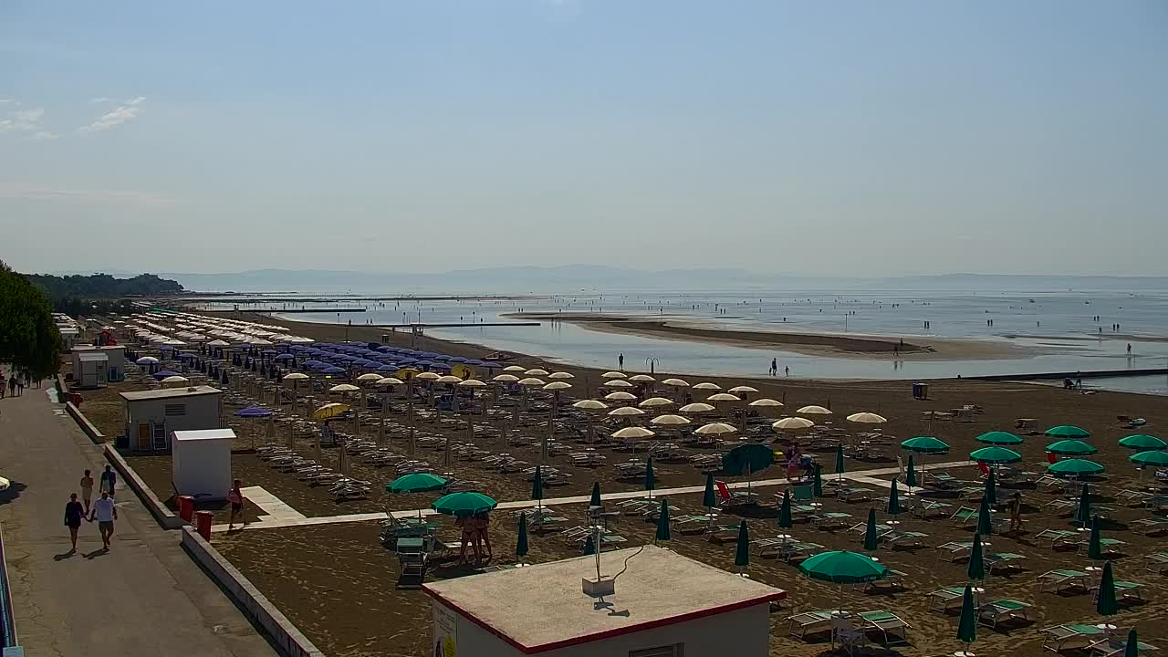 Webcam Live Grado: Vista sulla spiaggia e sull’acquapark in tempo reale