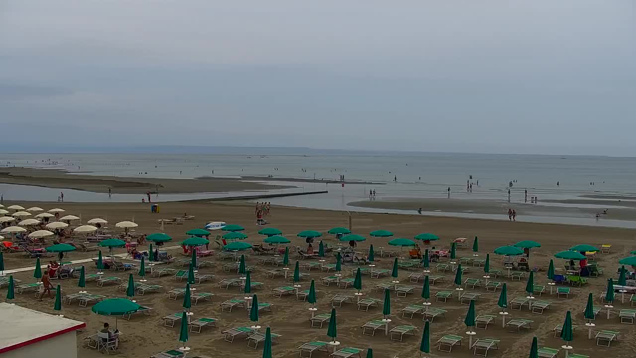 Grado Beach and Aquapark Views in Real Time