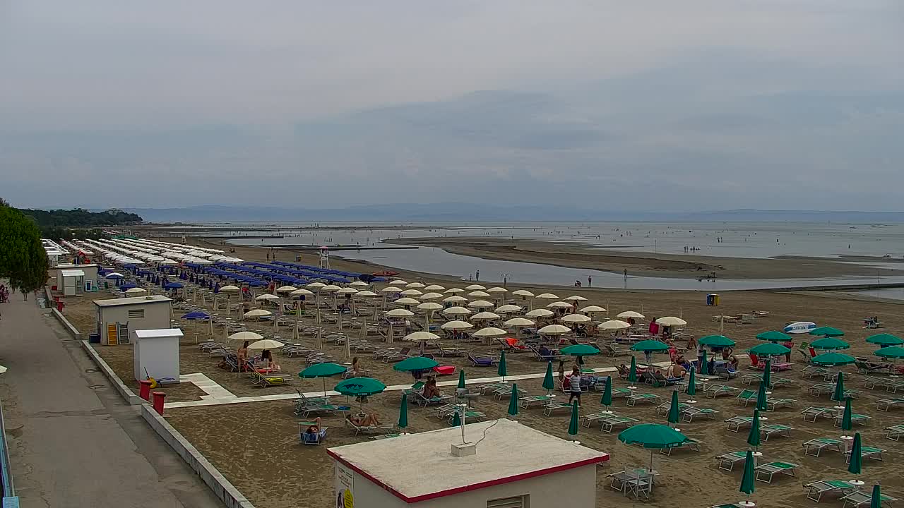 Grado Beach and Aquapark Views in Real Time