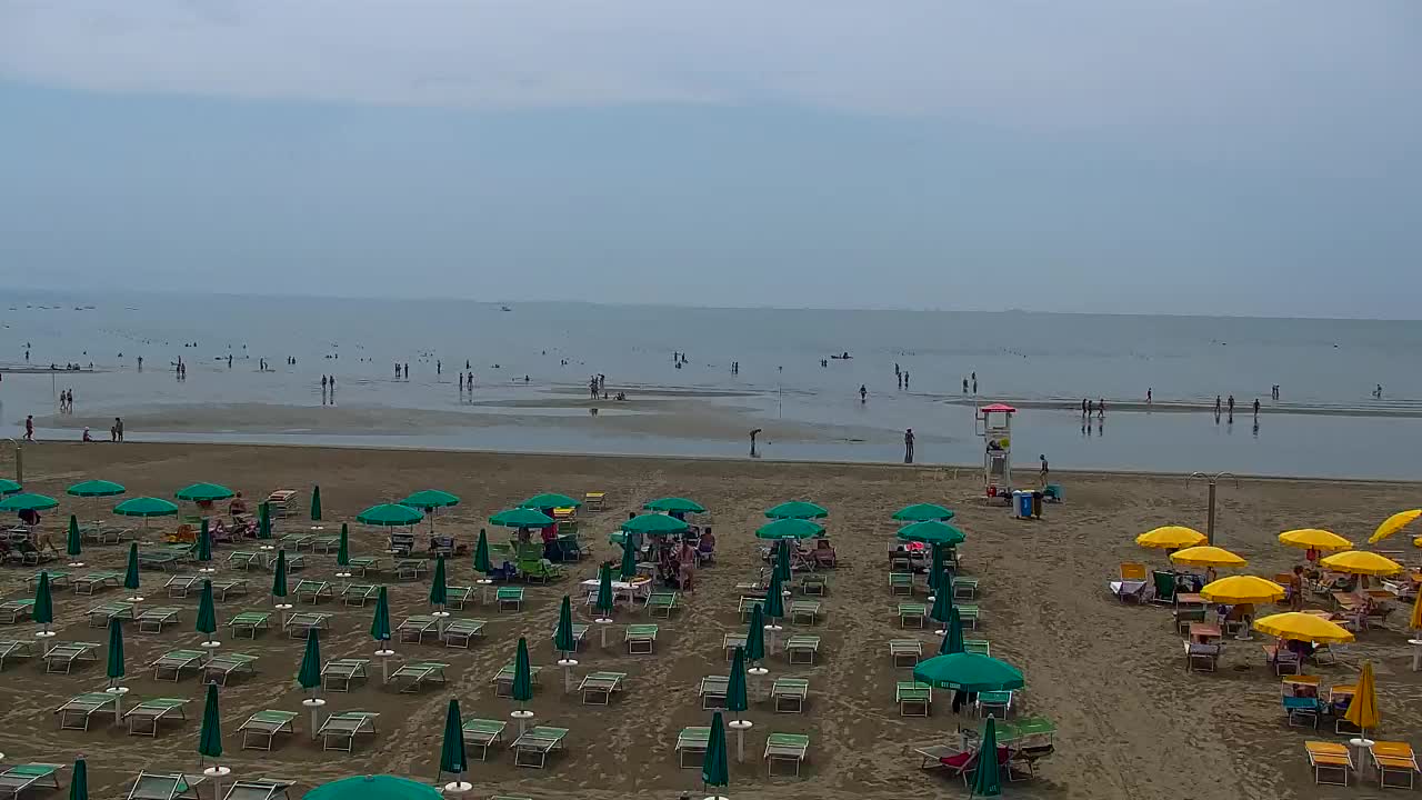 Grado Beach and Aquapark Views in Real Time