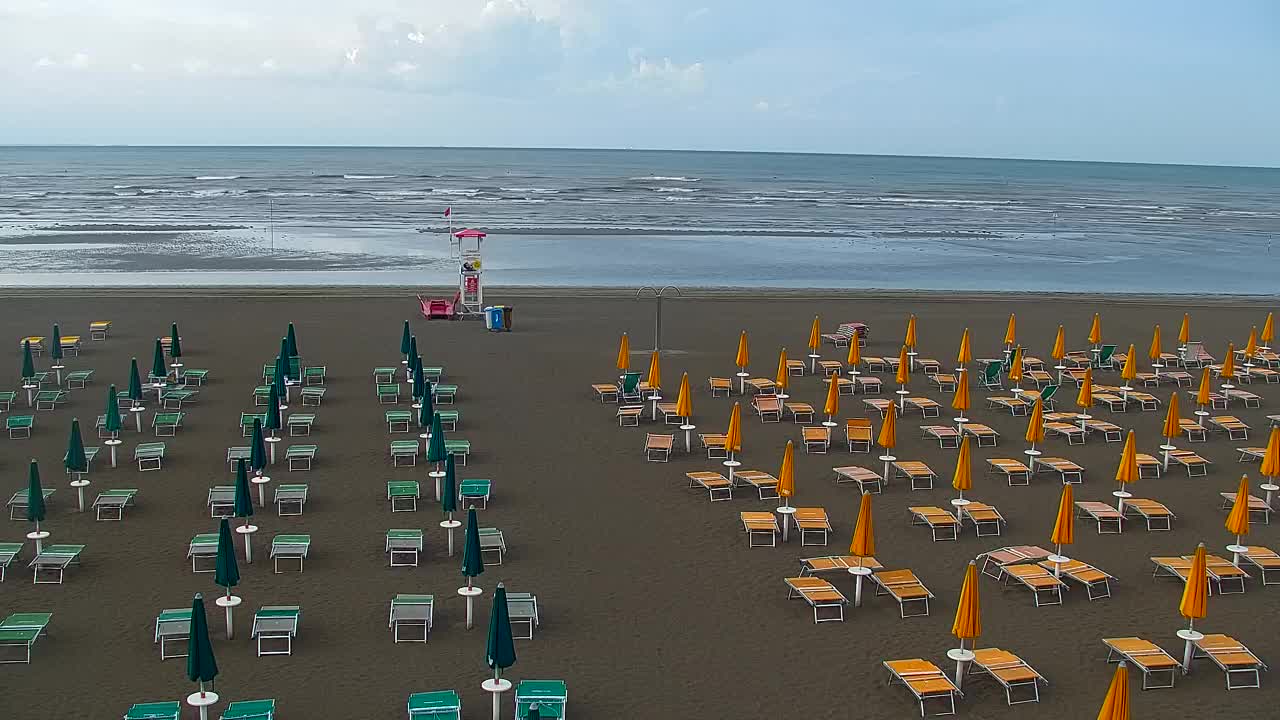 Grado Beach and Aquapark Views in Real Time