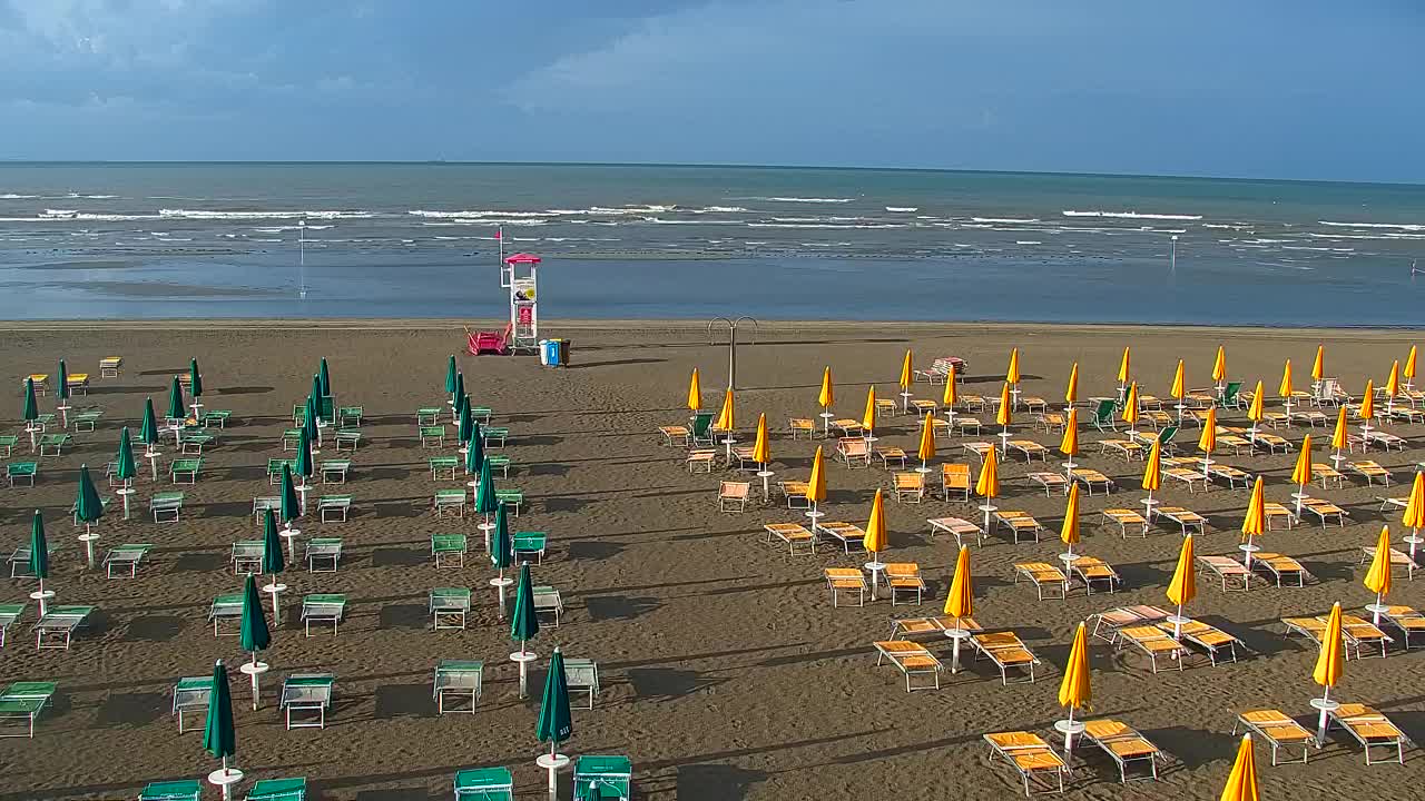 Webcam Live Grado: Vista sulla spiaggia e sull’acquapark in tempo reale