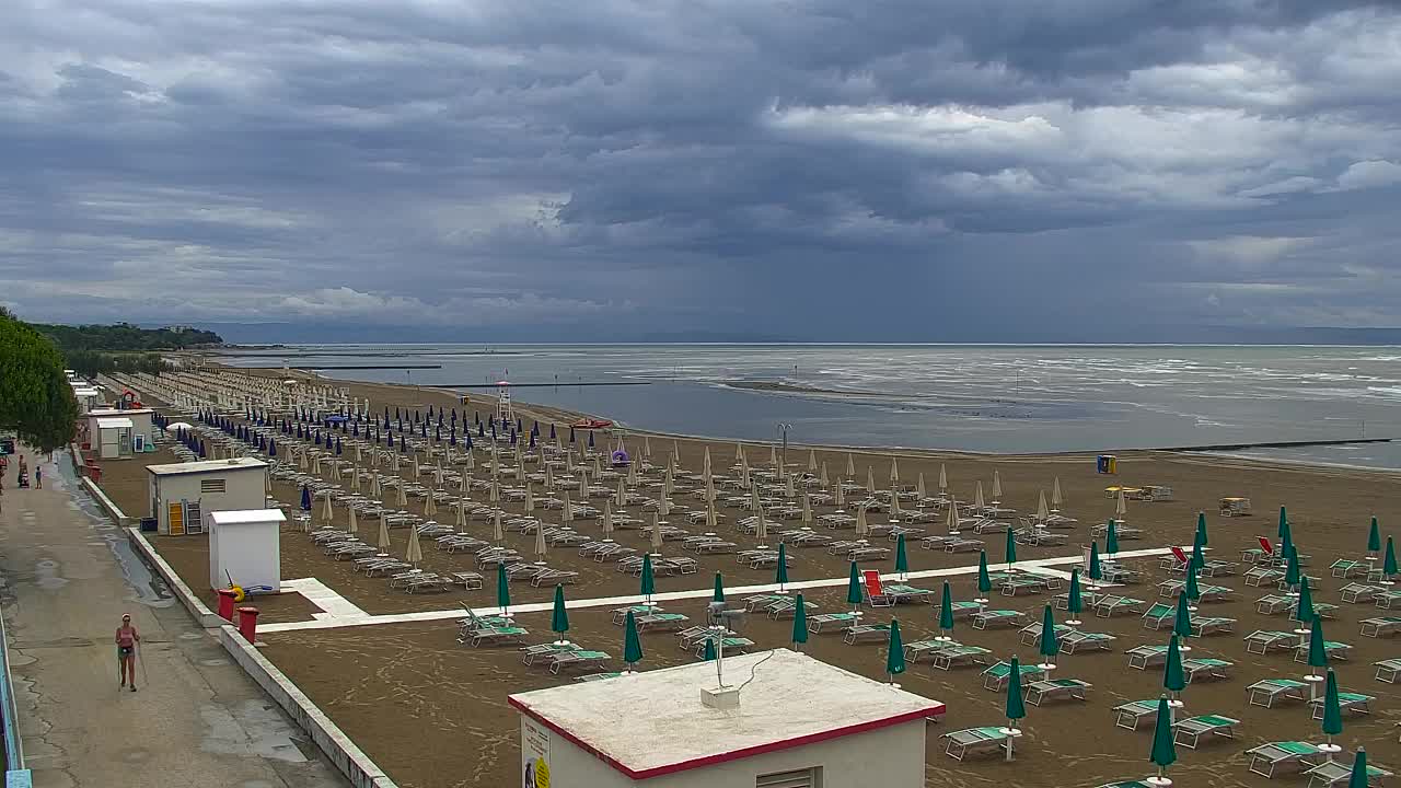 Webcam Live Grado: Vista sulla spiaggia e sull’acquapark in tempo reale