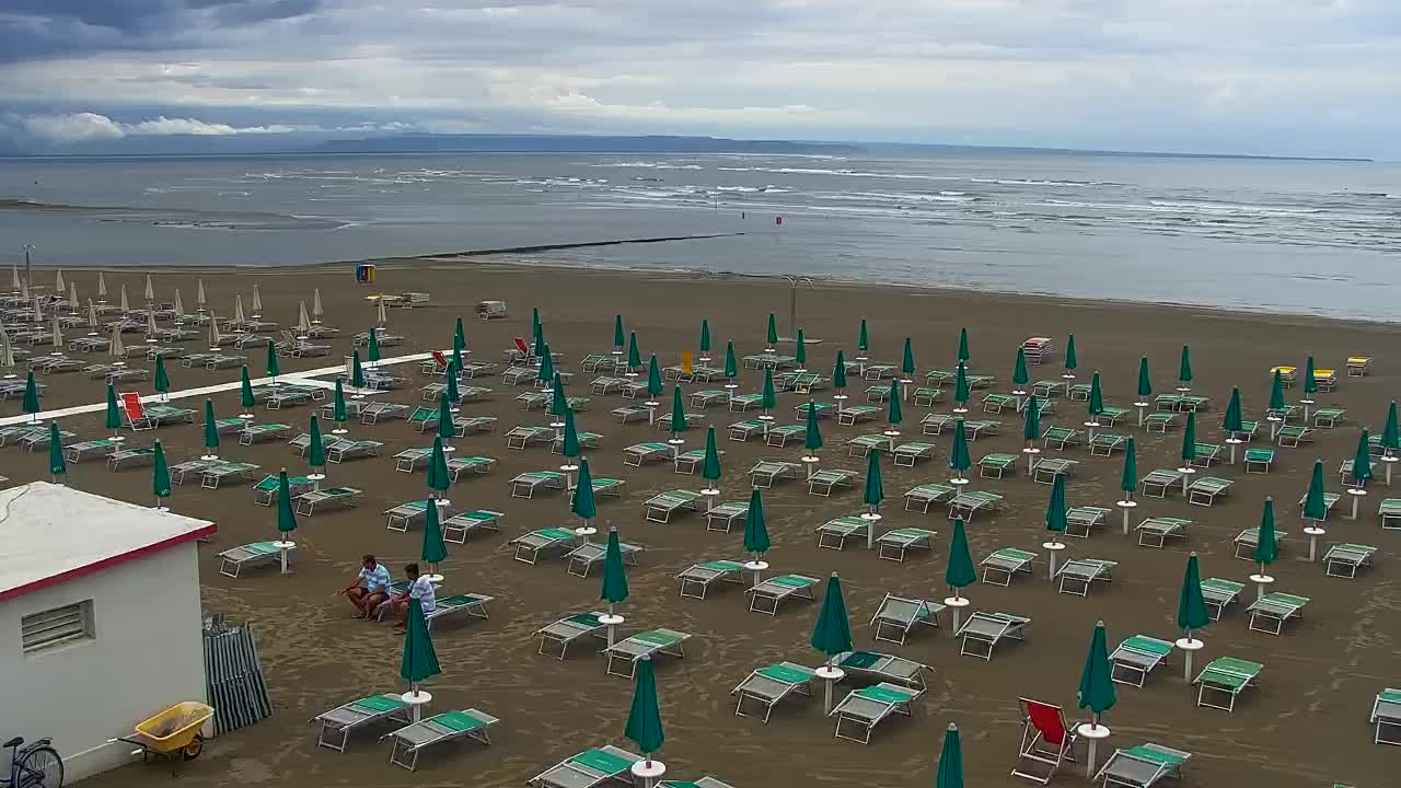 Spletna kamera v živo Grado: Pogledi na plažo in vodni park v realnem času