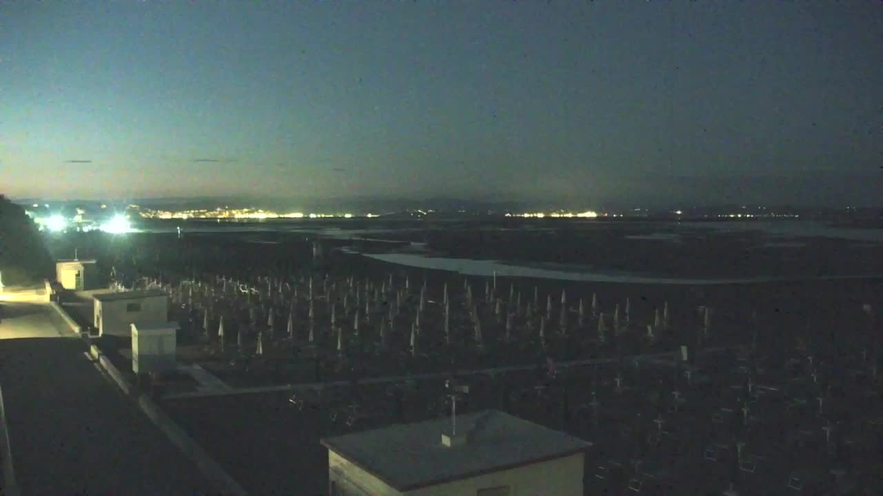 Grado Beach and Aquapark Views in Real Time