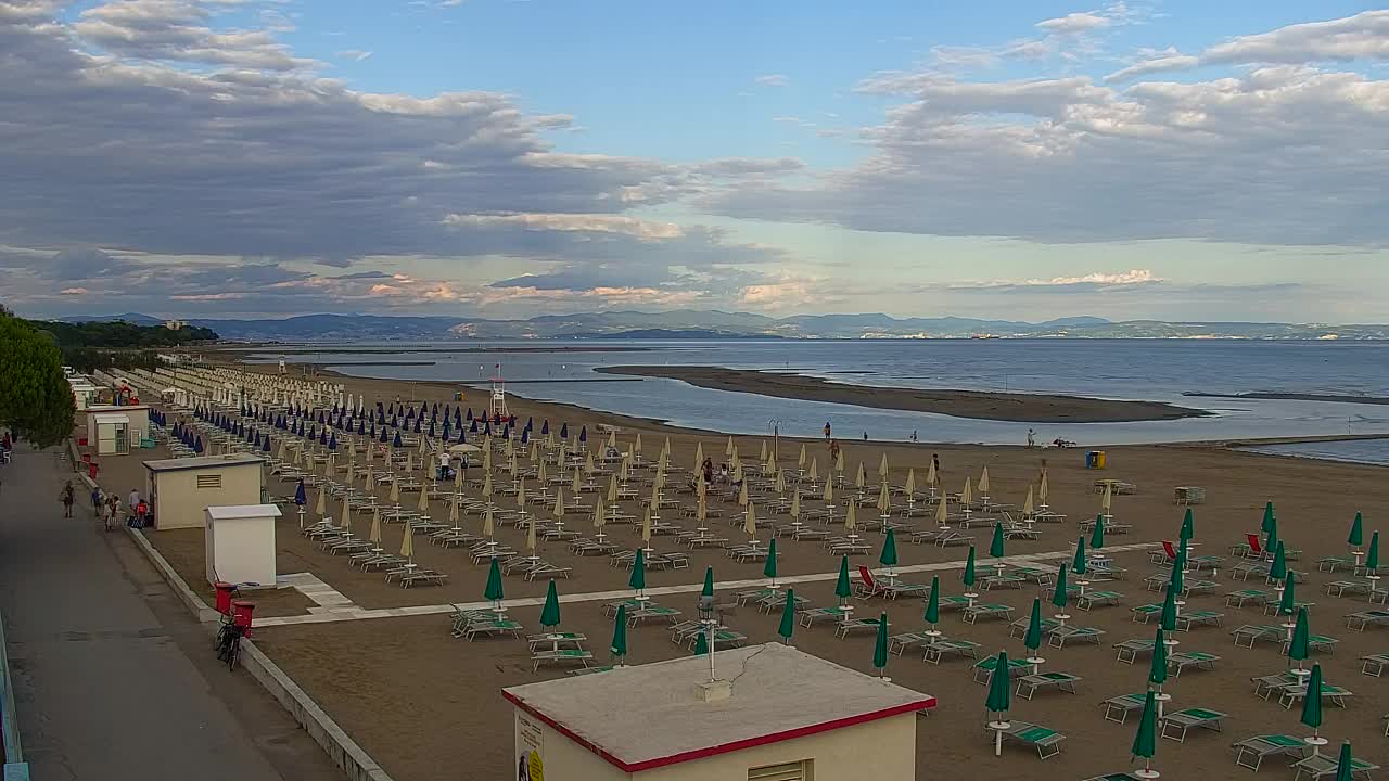 Grado Beach and Aquapark Views in Real Time