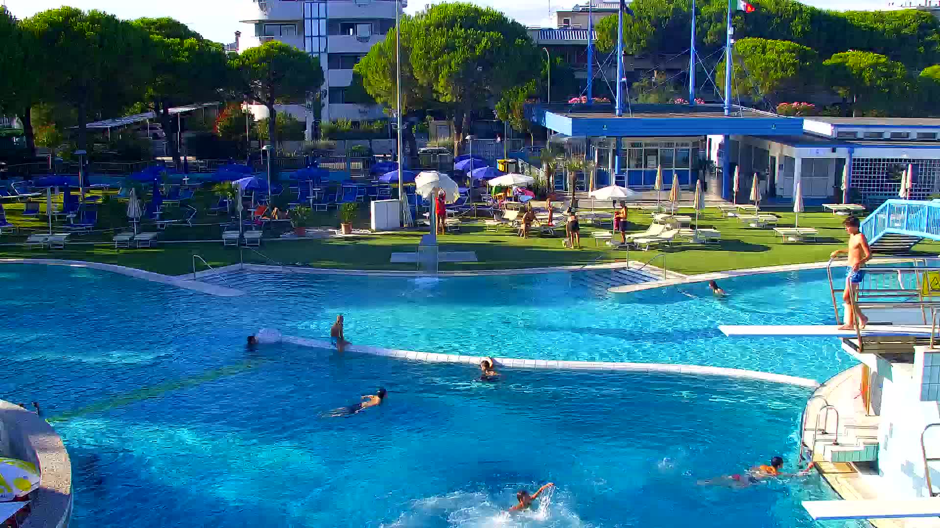 Webcam Live Grado: Vista sulla spiaggia e sull’acquapark in tempo reale