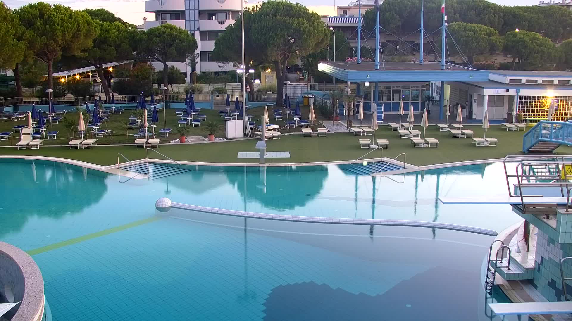 Grado Beach and Aquapark Views in Real Time