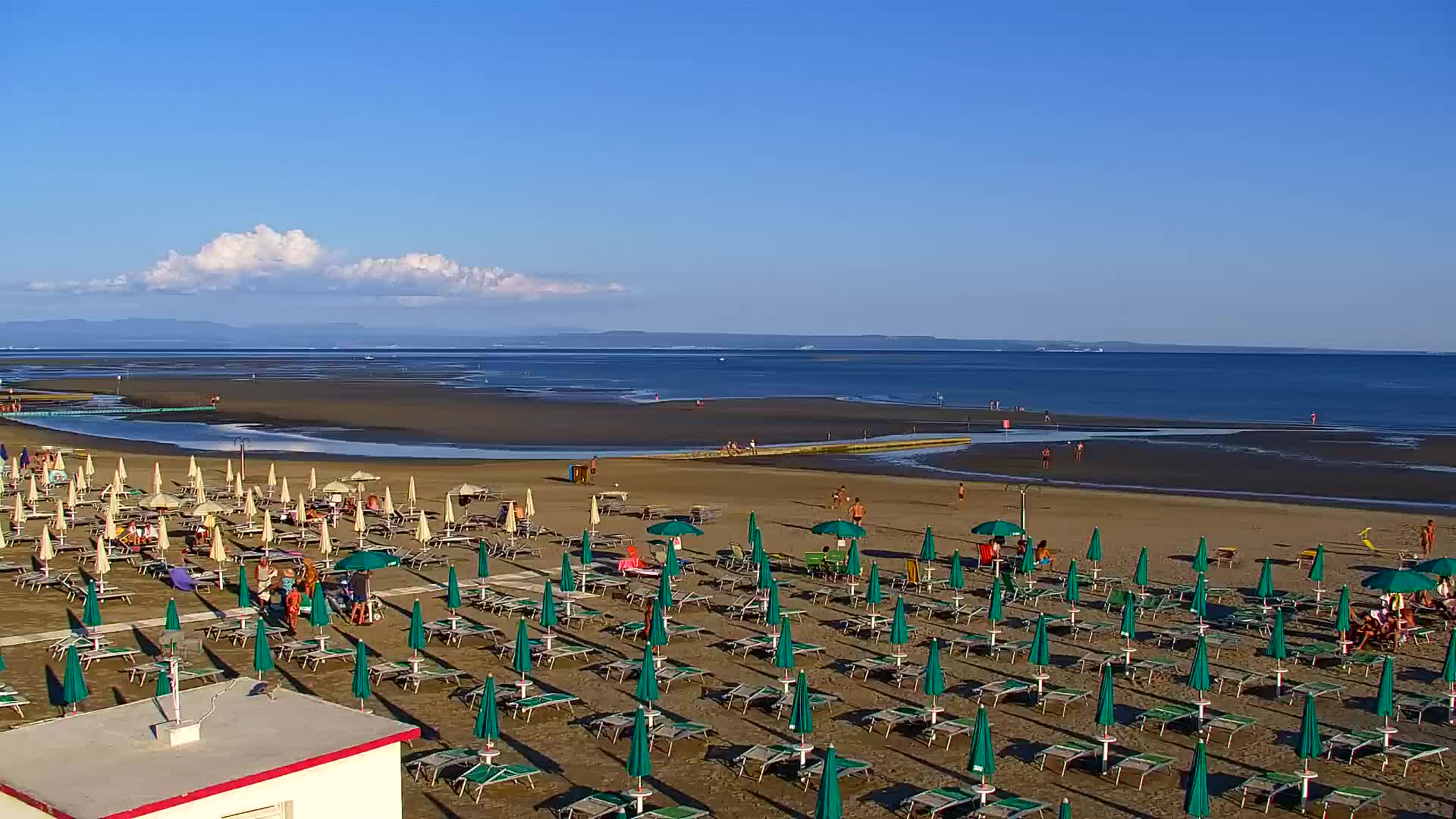 Webcam en direct Grado : Vues sur la plage et l’aquapark en temps réel