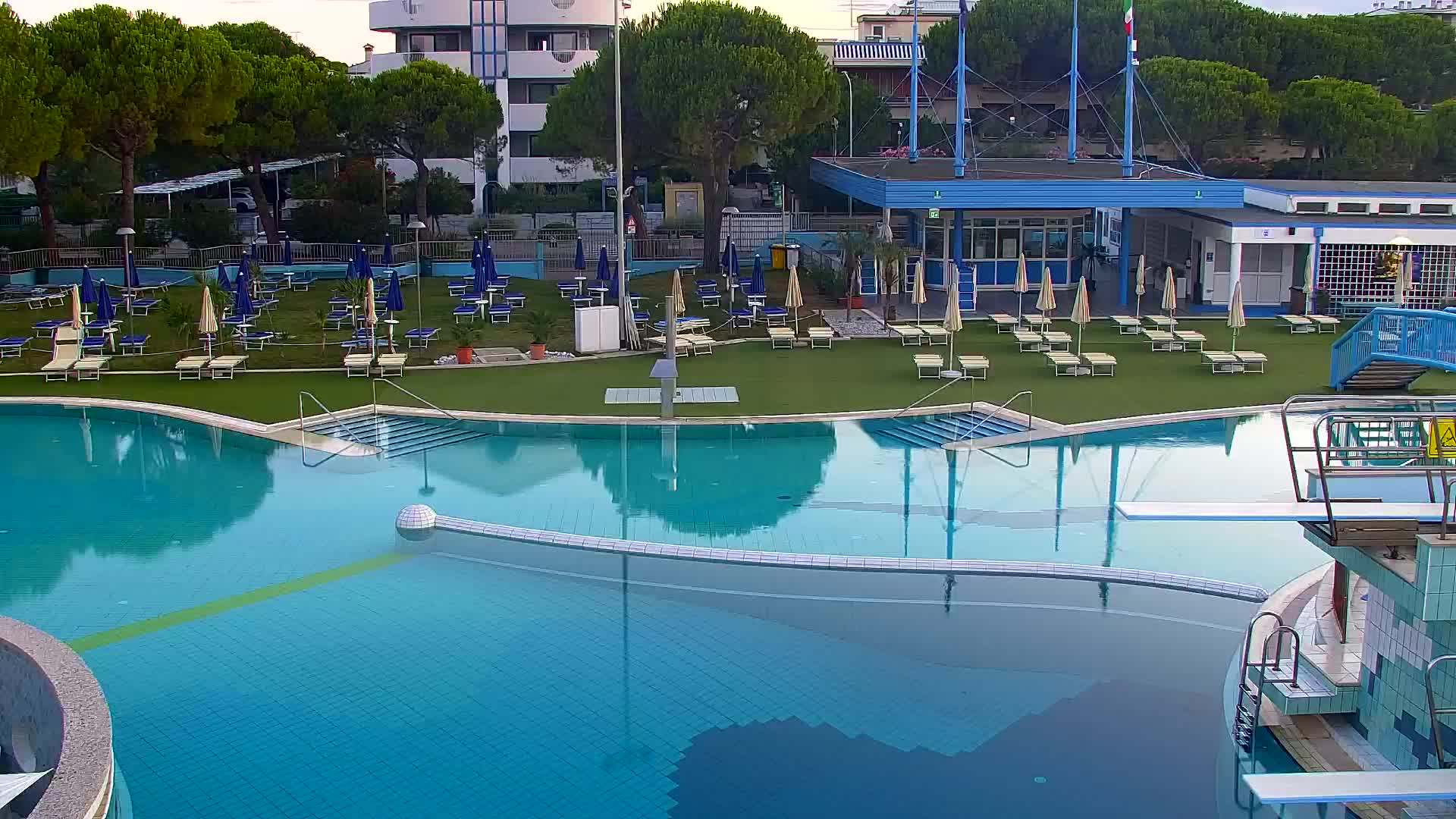 Grado Beach and Aquapark Views in Real Time