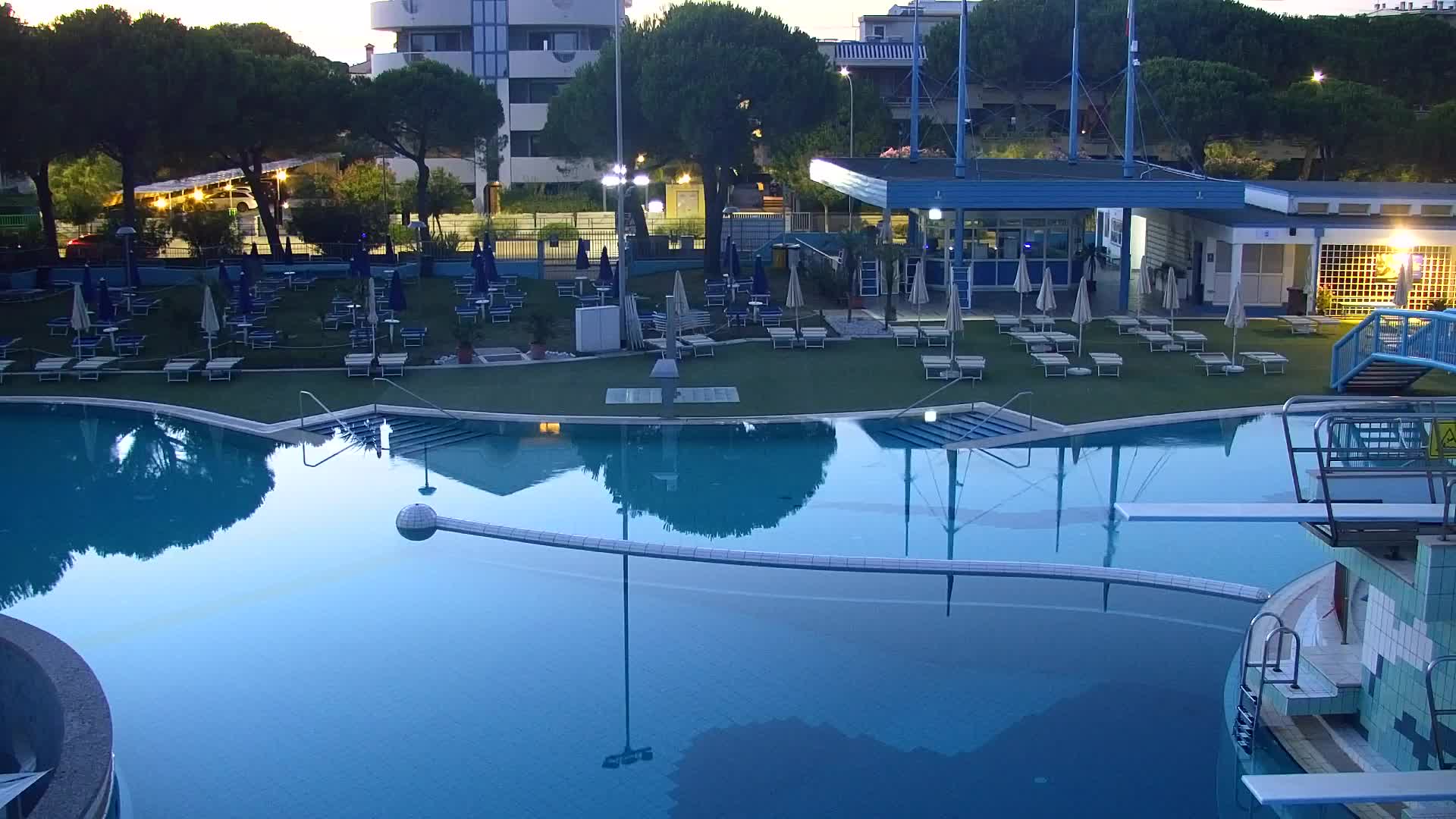 Grado Beach and Aquapark Views in Real Time