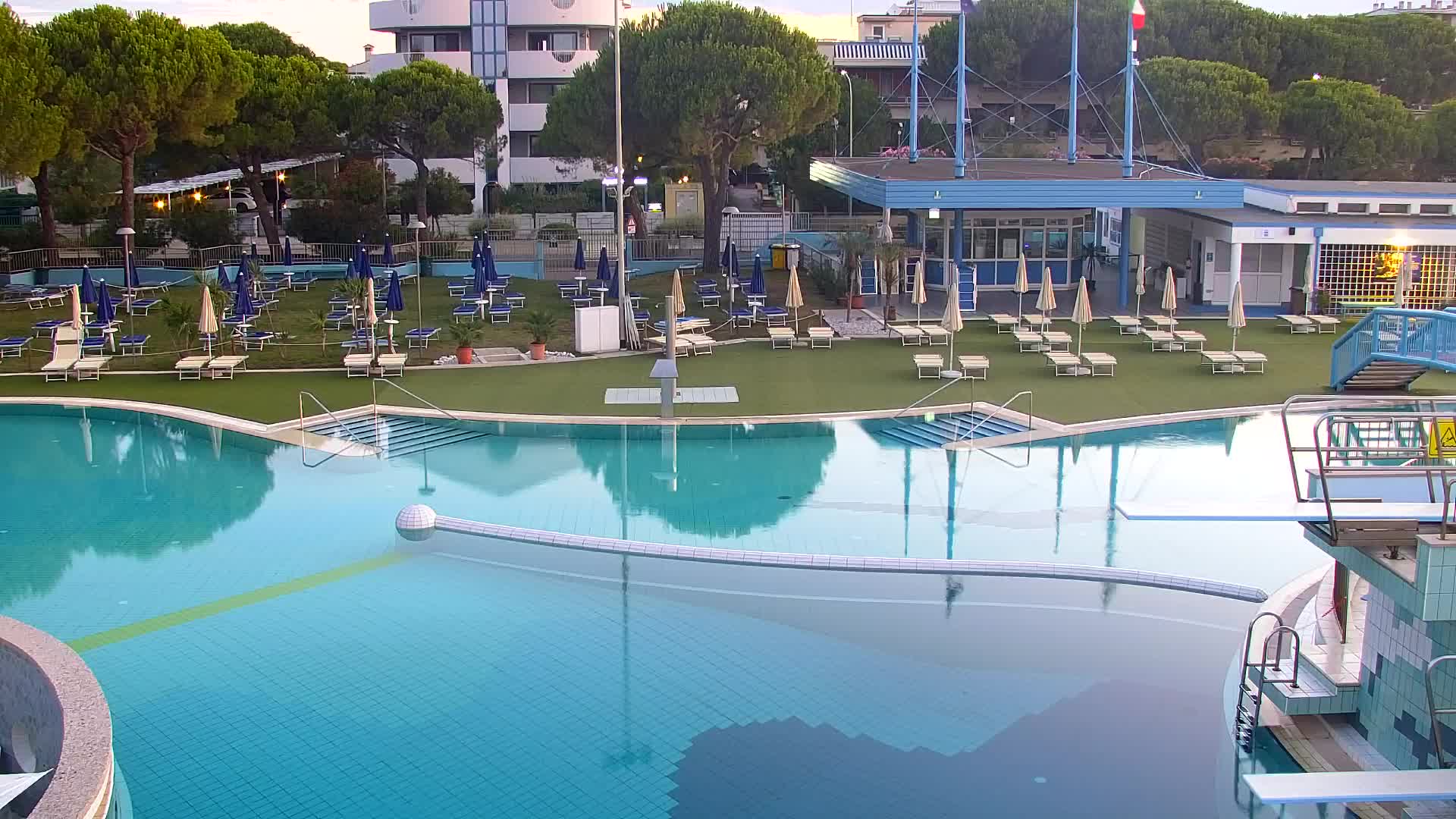Webcam en direct Grado : Vues sur la plage et l’aquapark en temps réel