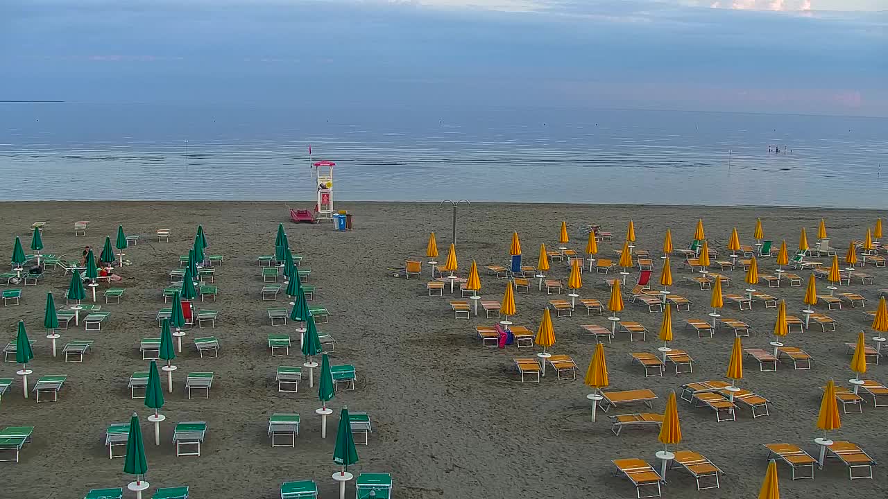 Grado Beach and Aquapark Views in Real Time