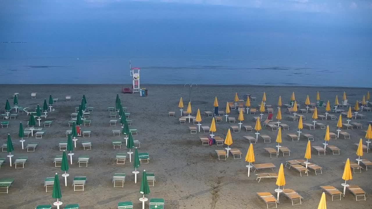 Spletna kamera v živo Grado: Pogledi na plažo in vodni park v realnem času