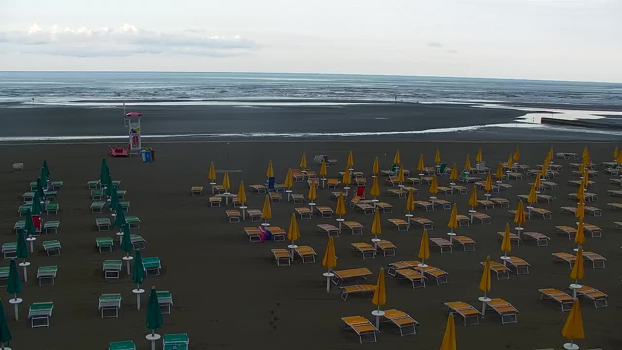 Spletna kamera v živo Grado: Pogledi na plažo in vodni park v realnem času