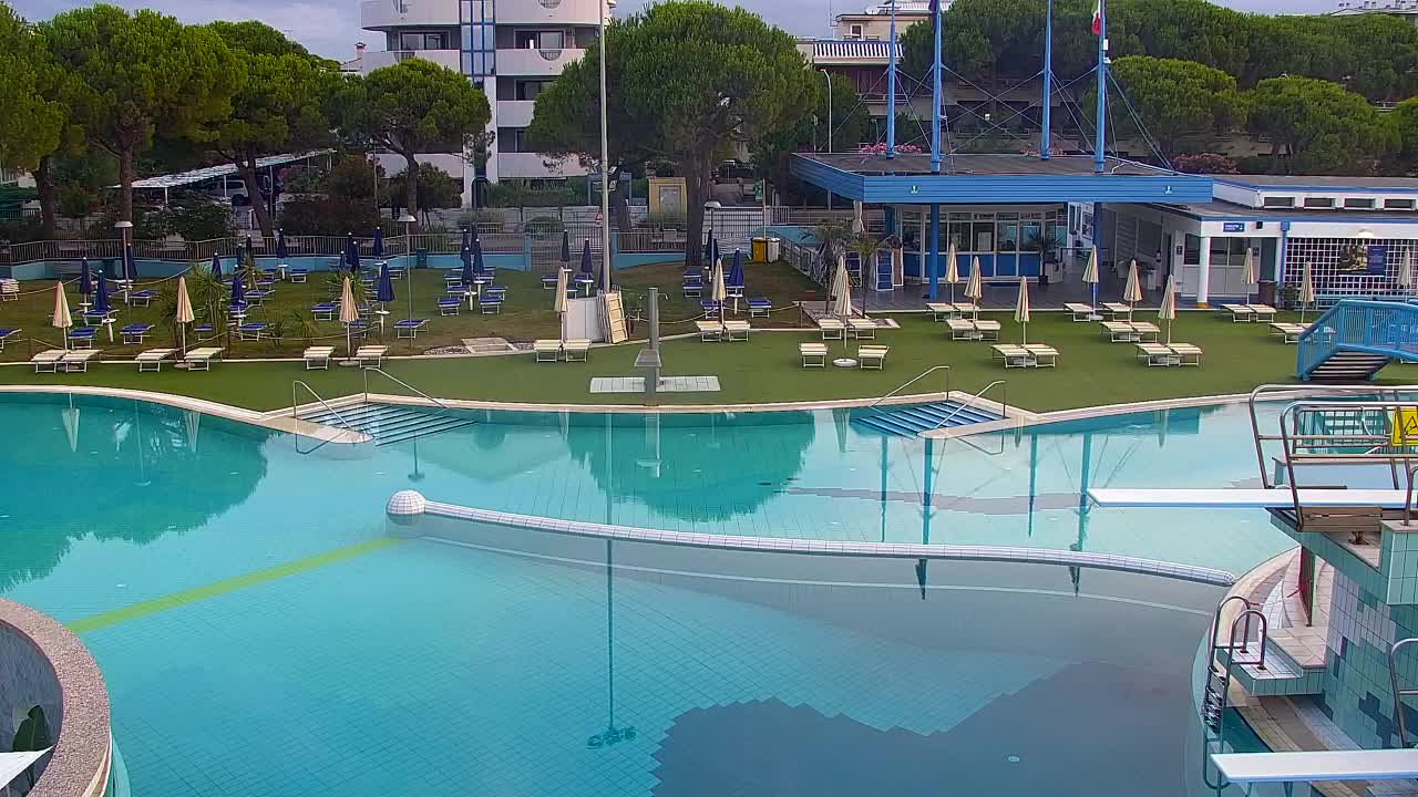 Grado Beach and Aquapark Views in Real Time