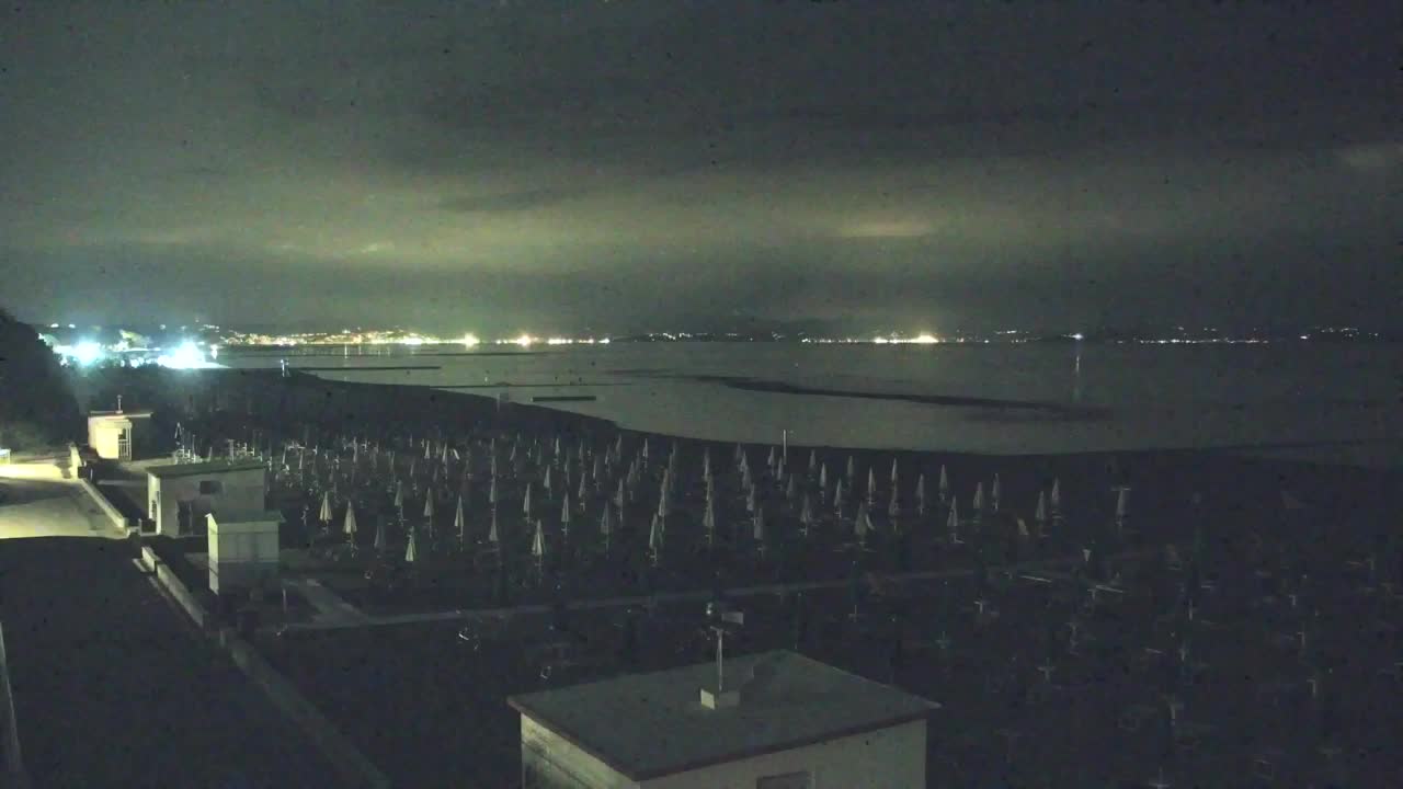 Webcam en direct Grado : Vues sur la plage et l’aquapark en temps réel