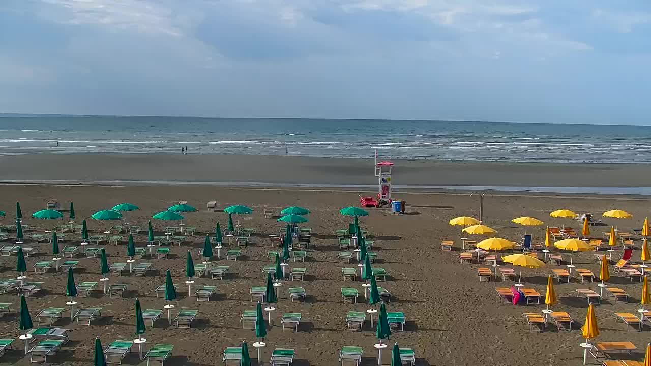 Webcam en direct Grado : Vues sur la plage et l’aquapark en temps réel